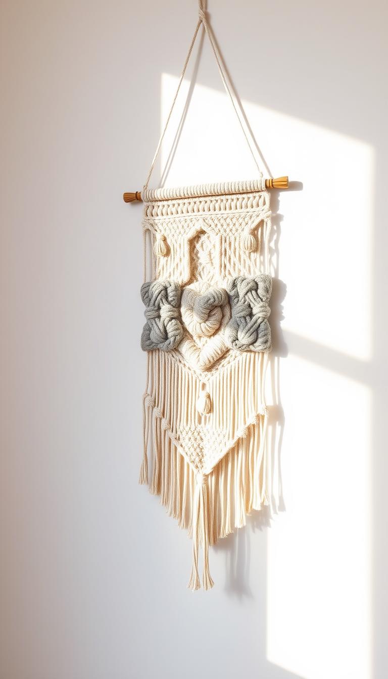 home crafts macrame wall hanging