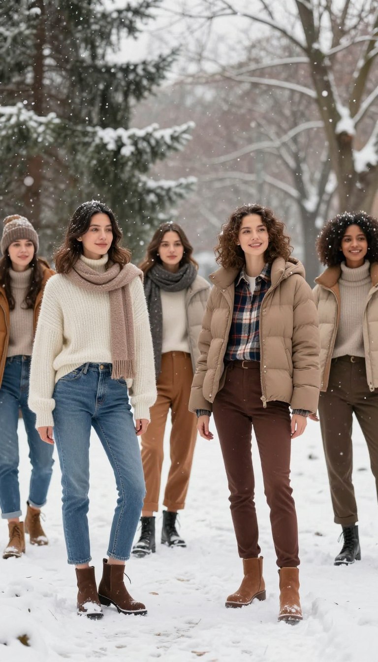 winter Seasonal Casual Outfits